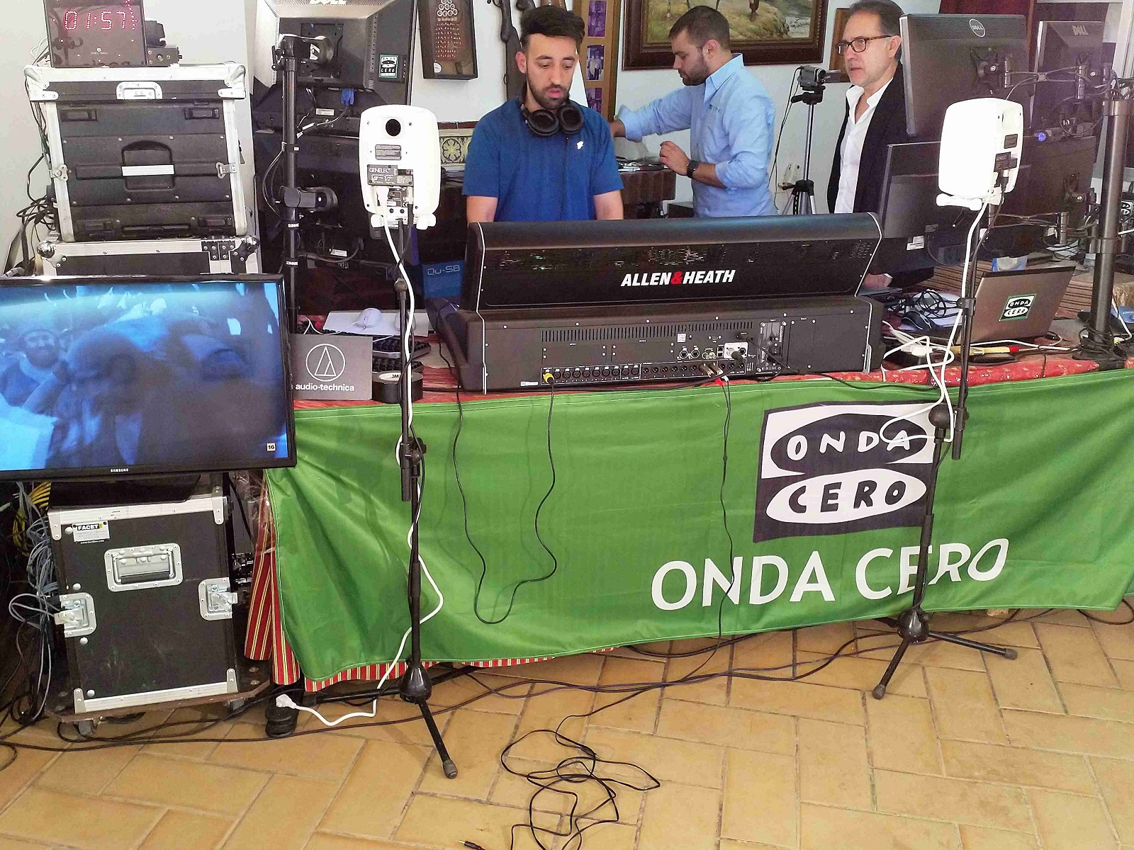 Sistemas de sonido de Audio-Technica en la emisión de Onda Cero de El Rocío 2018