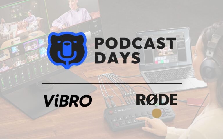 PodcastDays Madrid 2025 con VibroStudio y RØDE, descubre lo último en equipos de podcasting y participa en el sorteo exclusivo