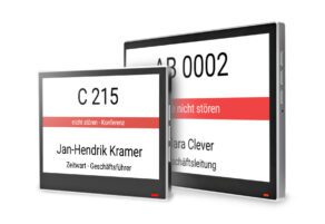 Doorzign: señalización digital de puertas sin costes mensuales con ePaper Qbic y software Zeitwart; lanzamiento de Concept International senalizacion-digital-de-puertas-sin-costes-mensuales-doorzign