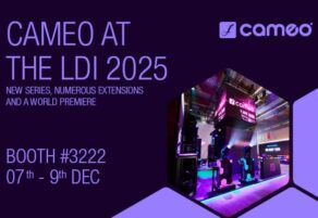 Teaser oficial de Cameo en la LDI 2025 anunciando nuevas series, ampliaciones y un estreno mundial en el stand 3222.