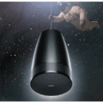 DesignMax Luna: los altavoces colgantes de Bose Professional para espacios con techos abiertos y diseño arquitectónico Altavoces colgantes DesignMax Luna de Bose Professional instalados en techos abiertos