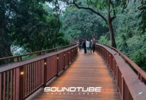 Altavoces SoundTube en Bombay: inmersión sonora en la ruta natural elevada de Malabar Hill