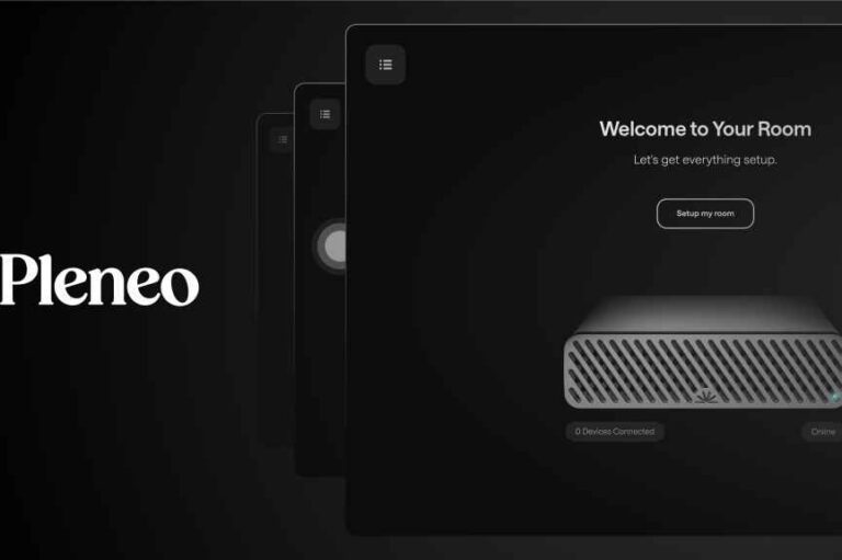 Pleneo lanzado por Xilica: pantalla “Upload multiple rooms” para cargar múltiples salas en la plataforma.