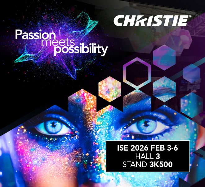 Christie en ISE 2026 presenta Passion meets possibility con experiencias de relato visual inmersivo