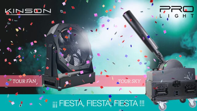 máquinas atmosféricas y de confeti para estadios y eventos