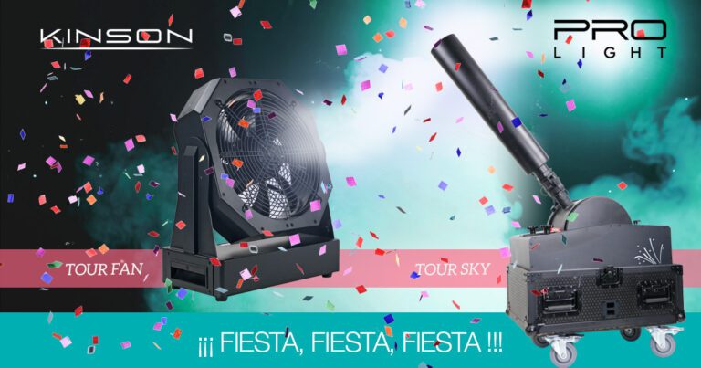 máquinas atmosféricas y de confeti para estadios y eventos