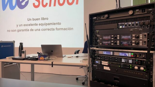 Curso Profesional de Coordinación y Operación de Sistemas RF en Madrid (10–12 marzo 2026). Formación avanzada en gestión de espectro UHF y sistemas inalámbricos.