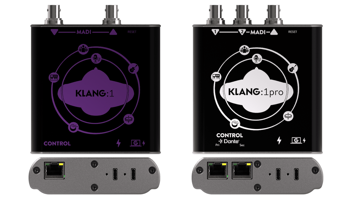 KLANG:1 y KLANG:1pro, procesadores binaurales para monitores in-ear con conectividad MADI y Dante