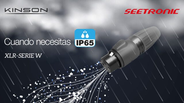 conectores XLR para aplicaciones de audio profesional