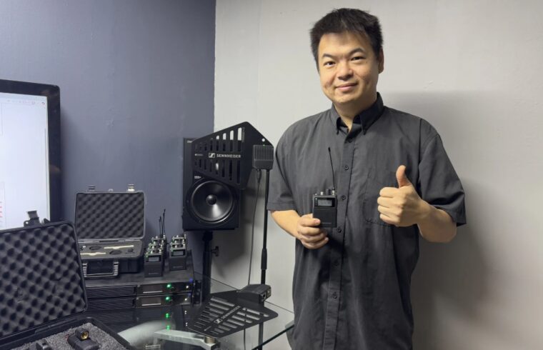 AV Production apuesta por Sennheiser Spectera en entorno de pruebas con ingeniero de monitores en gira