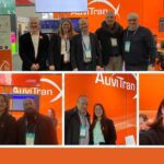 Equipo de AuviTran en ISE 2026 presentando soluciones de conectividad AVB profesional para consolas Yamaha RIVAGE PM