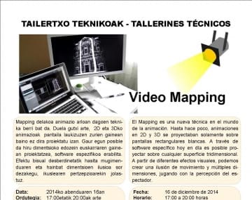 TALLERÍN TÉCNICO: Video Mapping