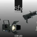 Proyectores LED COB para teatro, y escenarios ScenograFX nueva serie
