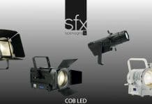 Proyectores LED COB para teatro, y escenarios ScenograFX nueva serie