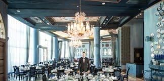 Altavoces de instalación Genelec en el restaurante Em Sherif de Dubai