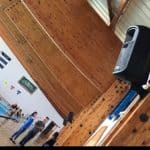 Altavoces pasivos FBT instalados en el Club Natació Calella