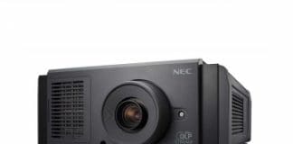 NEC presenta su primer proyector de cine láser RB compacto 