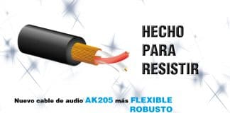 cable de audio AK 205 Percon lanza al mercado un nuevo cable de audio