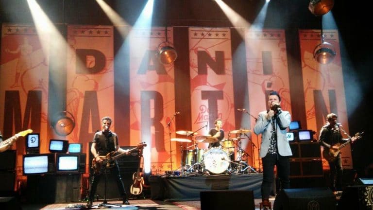 Dani Martín en concierto con Musicson