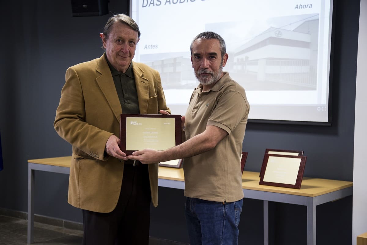 Las instalaciones de D.A.S. Audio reciben el Premio Fuente de Oro