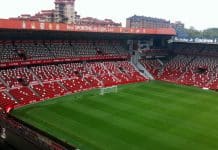 Nuevos altavoces de intemperie de la serie Bose LT en el Estadio El Molinón Altavoces de intemperie de la serie Bose LT en el Estadio El Molinón