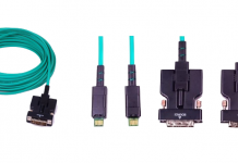 cable óptico activo desmontable DVI de noved de Percon