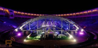 Foco par led Lumipar18QPRO de EQC ilumina Plaza de Toros Las Ventas