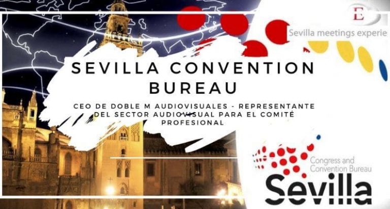 José María Mérida Martin, CEO de Doble M Audiovisuales, nombrado representante del sector audiovisual para el comité profesional del Sevilla Convention Bureau