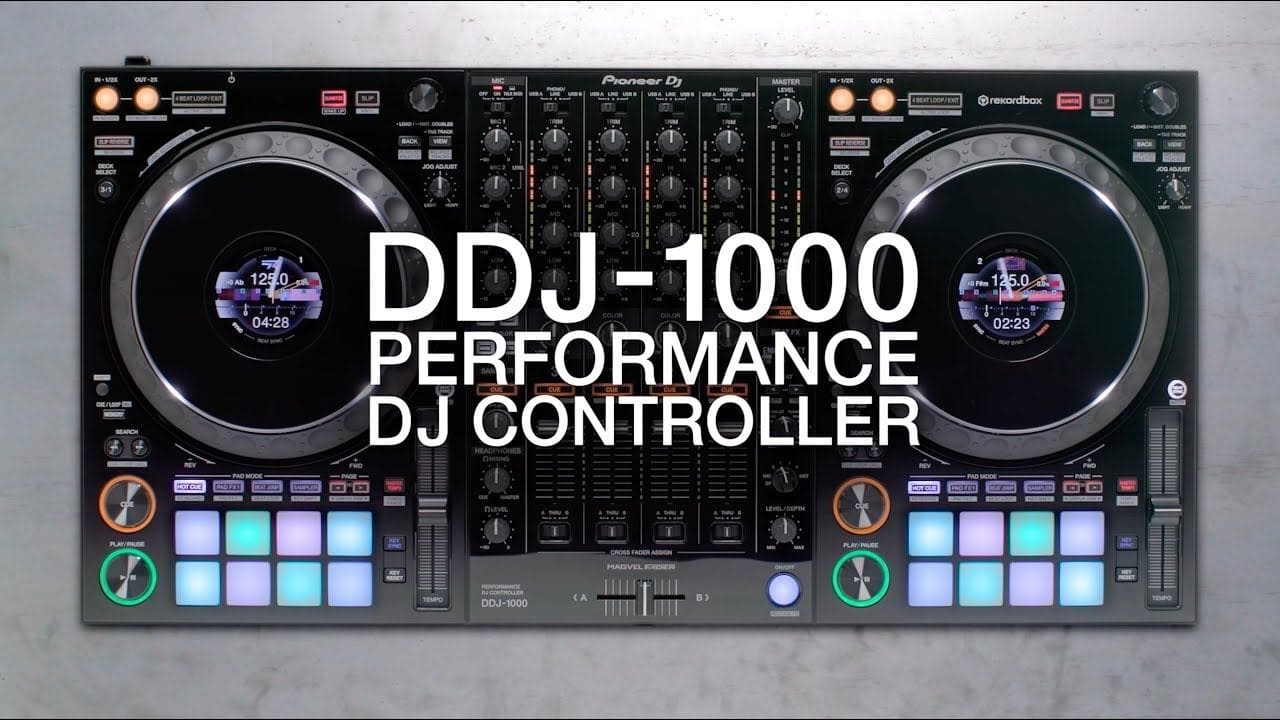 Descubre el controlador DDJ-1000, diseñado para rekordbox dj