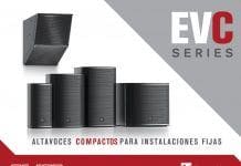 Nueva línea de Altavoces profesionales Electro Voice EVC Series en ISE 2018 Nueva línea de Altavoces profesionales Electro Voice EVC Series