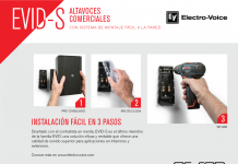 Nuevos Altavoces comerciales y altavoces profesionales Electro-Voice EVID-S en ISE2018 Altavoces comerciales y altavoces profesionales Electro-Voice EVID