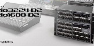 Rack de E/S Rio3224-D2 y Rio1608-D2 de YAMAHA