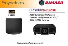 DIMASA incorpora nuevos proyectores audiovisuales y pantallas de proyección audiovisual a su departamento de alquiler - Nuevos proyectores audiovisuales y pantallas de proyección audiovisual en DIMASA