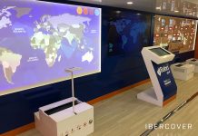 Instalación interactiva audiovisual en el Bahri Road Show