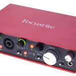 interface de audio para elección de análisis acústico música y grabación
