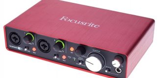 interface de audio para elección de análisis acústico música y grabación