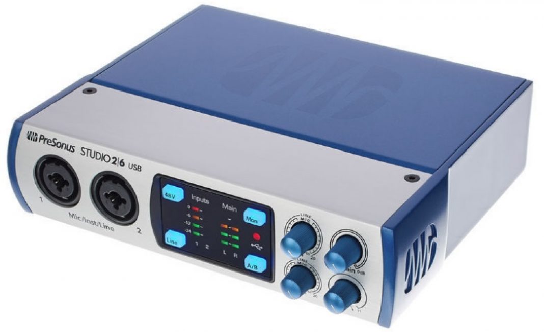 interface de audio para elección de análisis acústico música y grabación