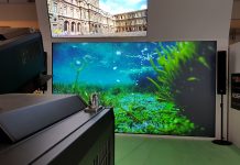 En ISE 2018 presentan Delta y Digital Projection, especialistas en soluciones audiovisuales el proyector láser de 25000 lumens