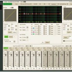 Matriz digital de audio con DSP y DANTE 1