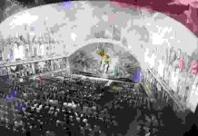 Proyectores láser profesionales, pintan a Miguel Ángel Proyectores láser profesionales, pintan a Miguel Ángel