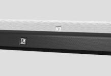 Barra de sonido profesional 2.1 de AUDAC Barra de sonido profesional 2.1 de AUDAC para salas de reuniones