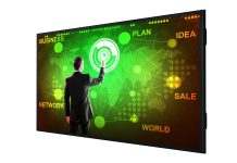 Display multitouch LCD UHD de 86 pulgadas