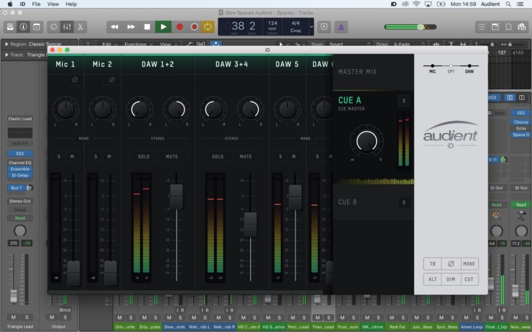 Software de mezcla iD Mixer Audient rediseñado y disponible