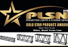 El truss de acero de MILOS premio al product Gold Star