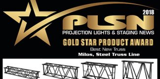 El truss de acero de MILOS premio al product Gold Star