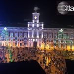 Gran láser show Cittadini en las campanadas de la Puerta del Sol Laser-show-equipos-laser-profesional-cittadini
