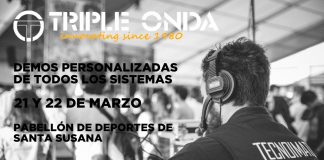 Demo equipos de sonido profesional de la marca Triple Onda