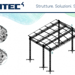 Truss de techo Roof System de LITEC, de doble paso QL52 de LITEC