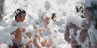 máquinas de efecto espuma