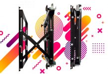 Nuevo soporte de pared para VideoWall MIP IN-OUT soporte de pared para VideoWall